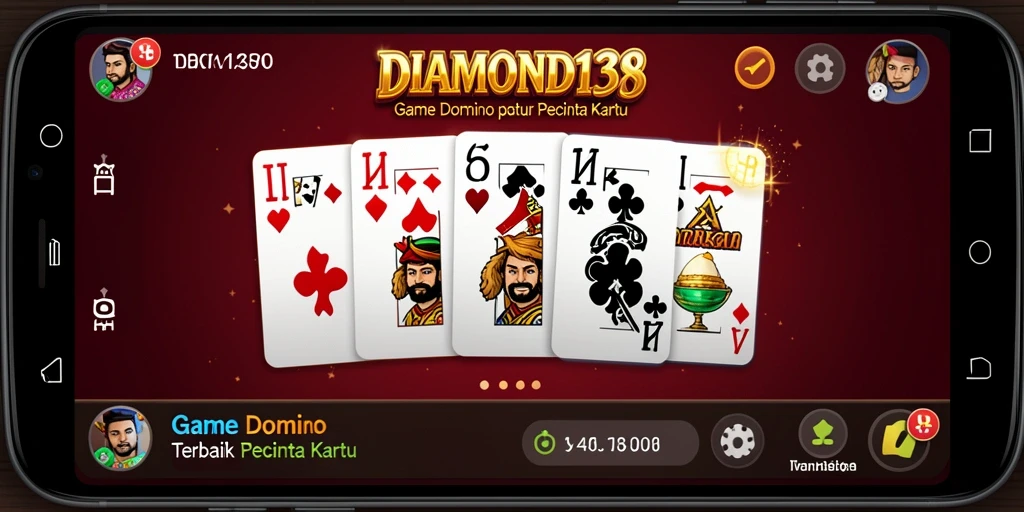 Tampilan gameplay seru dari DIAMOND138 saat bermain Domino.