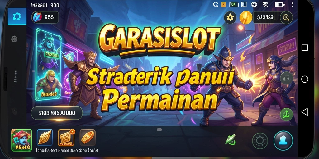 Screenshot GARASISLOT menunjukkan aksi permainan strategi yang intens.