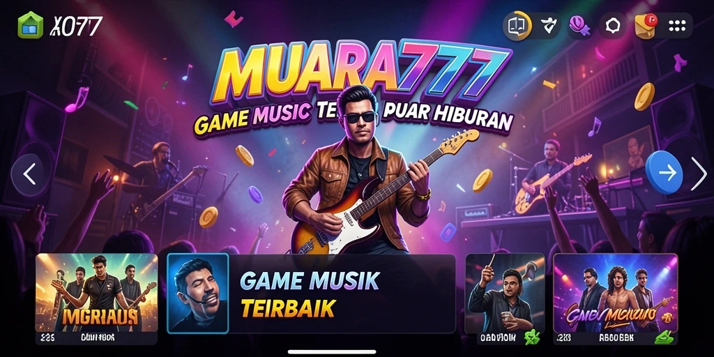 Screenshot gameplay MUARA777 yang menunjukkan pengalaman bermain musik yang menarik.