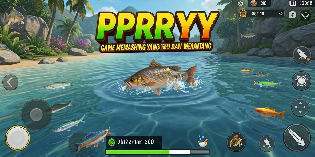 Tangkapan ikan besar dalam gameplay PPRRYY yang realistis.