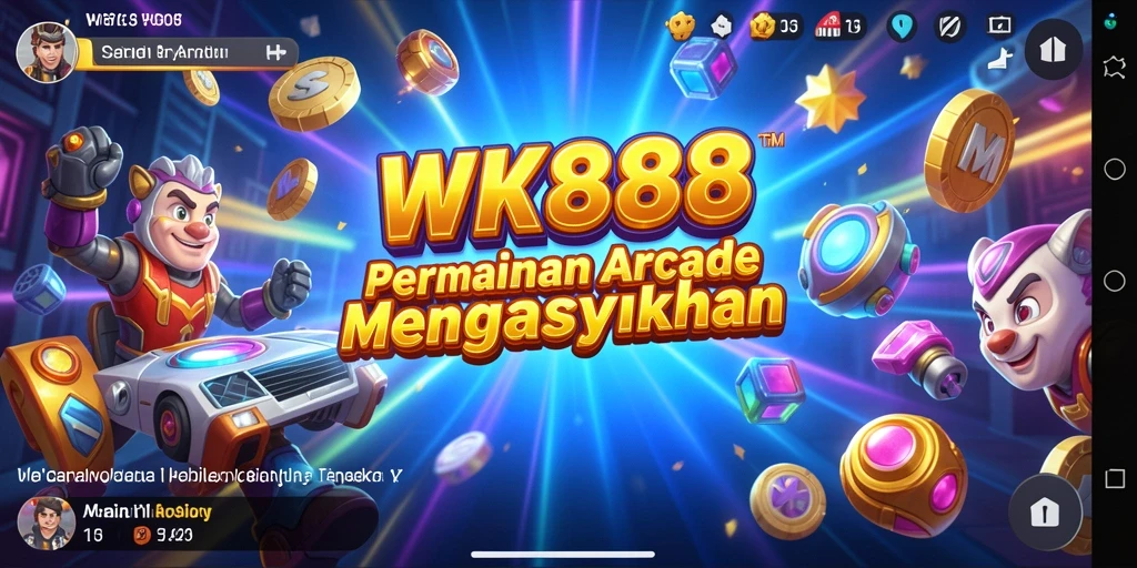 Tampilan gameplay yang mendebarkan di WK888 dengan aksi arcade yang intens.
