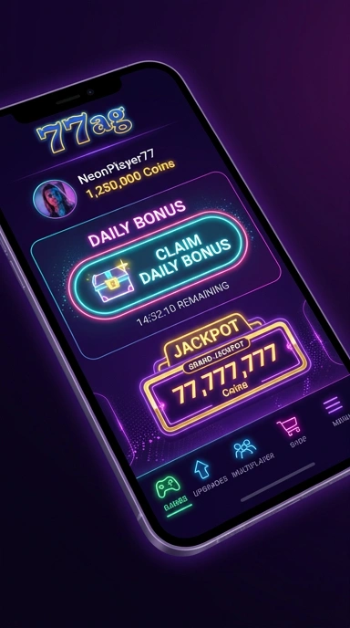 Tampilan antarmuka pengguna 777ag yang intuitif dan mudah dipahami.